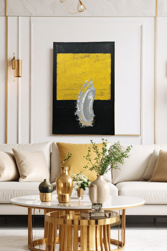 Echoes of Realization - Black Back ( 24" x 36" )