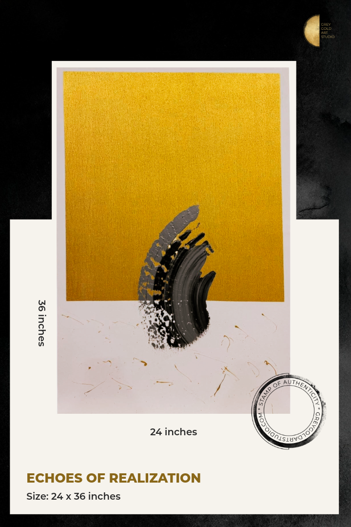 Echoes of Realization - White Back ( 24" x 36" )