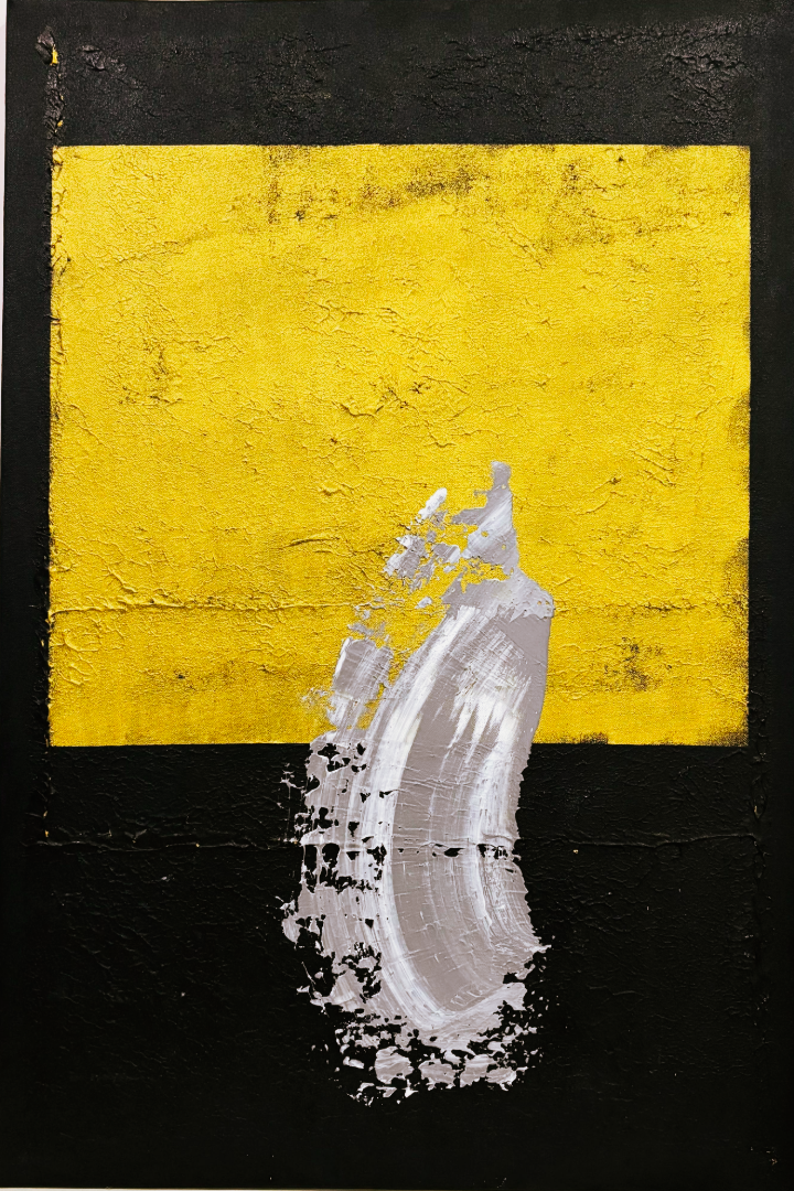 Echoes of Realization - Black Back ( 24" x 36" )