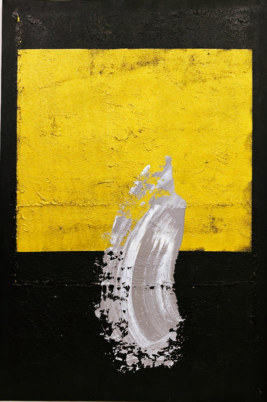 Echoes of Realization - Black Back ( 24" x 36" )